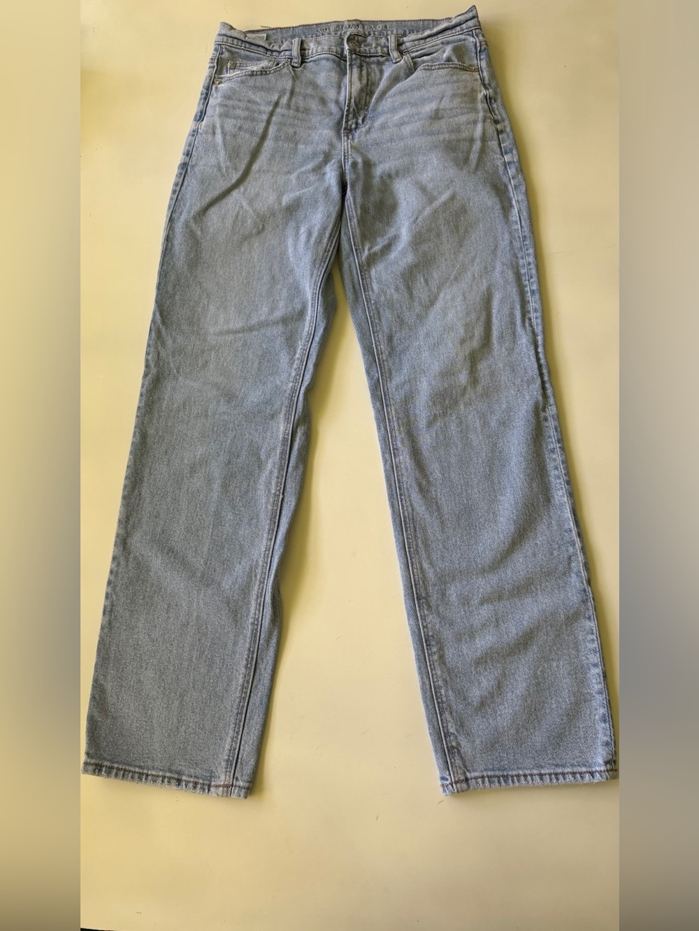 American Eagle Jeans Womens 8 Long Straight Blue  Denim